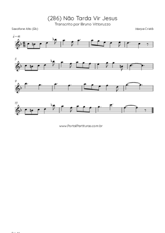 Harpa Cristã  score for Alto Saxophone