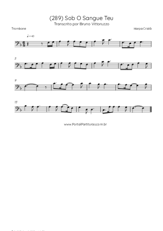 Harpa Cristã  score for Trombone