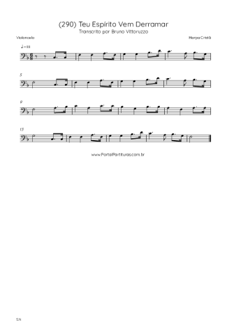 Harpa Cristã  score for Cello