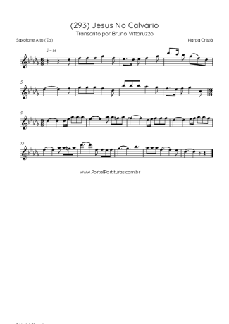 Harpa Cristã  score for Alto Saxophone