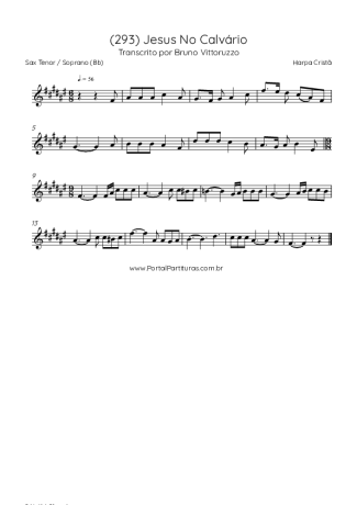 Harpa Cristã  score for Tenor Saxophone Soprano (Bb)