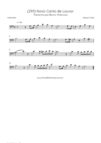 Harpa Cristã  score for Cello