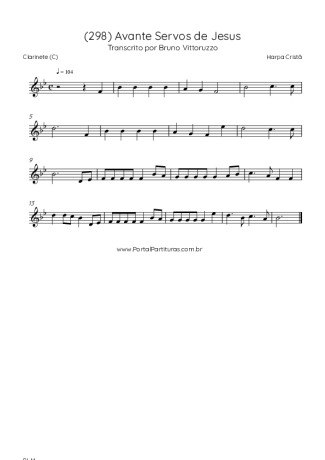 Harpa Cristã  score for Clarinet (C)