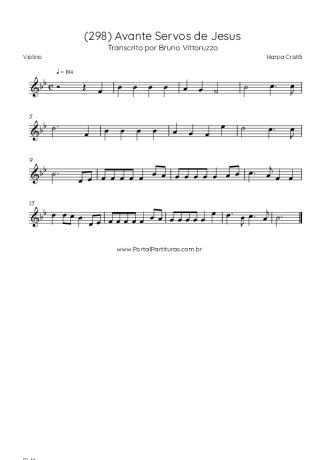 Harpa Cristã  score for Violin