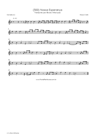 Harpa Cristã  score for Clarinet (C)