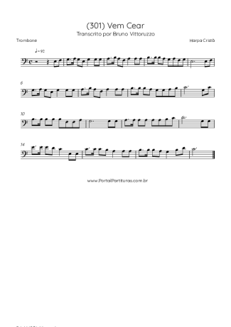 Harpa Cristã  score for Trombone