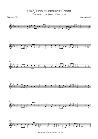 Harpa Cristã  score for Clarinet (C)