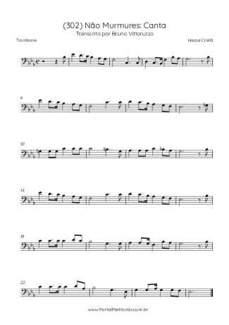 Harpa Cristã  score for Trombone