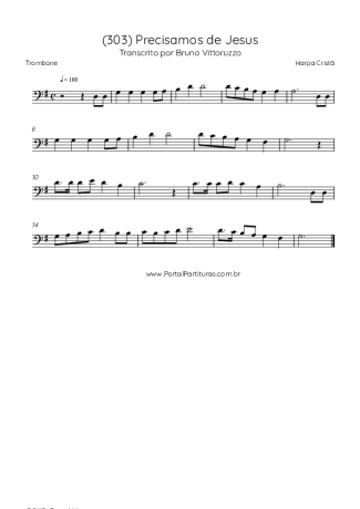 Harpa Cristã  score for Trombone