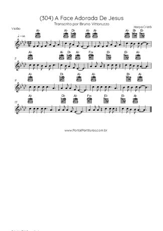 Harpa Cristã  score for Acoustic Guitar