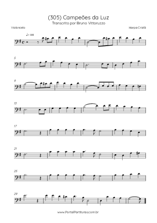 Harpa Cristã  score for Cello