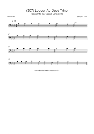 Harpa Cristã  score for Cello