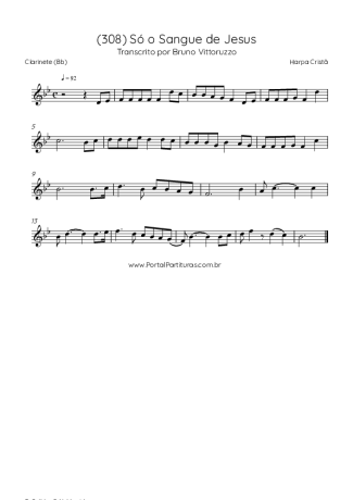 Harpa Cristã  score for Clarinet (Bb)