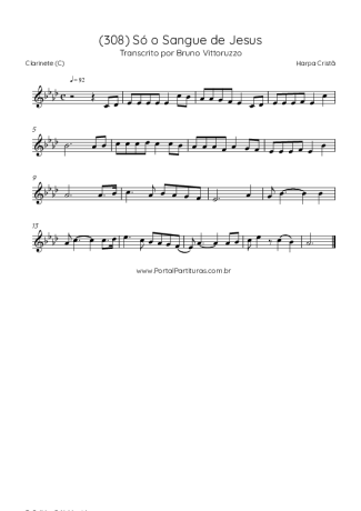 Harpa Cristã  score for Clarinet (C)