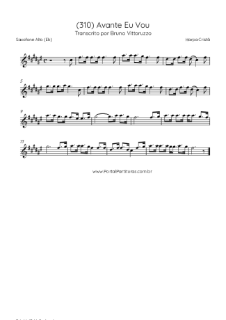 Harpa Cristã  score for Alto Saxophone