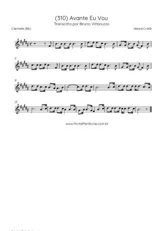 Harpa Cristã  score for Clarinet (Bb)