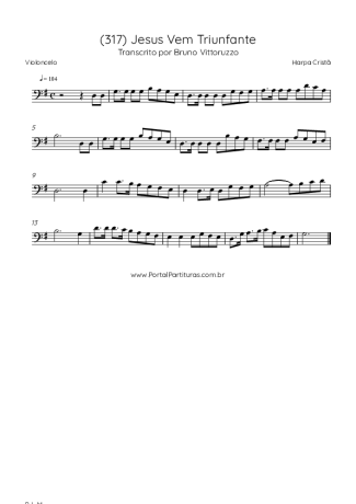 Harpa Cristã  score for Cello