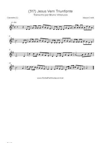 Harpa Cristã  score for Clarinet (C)