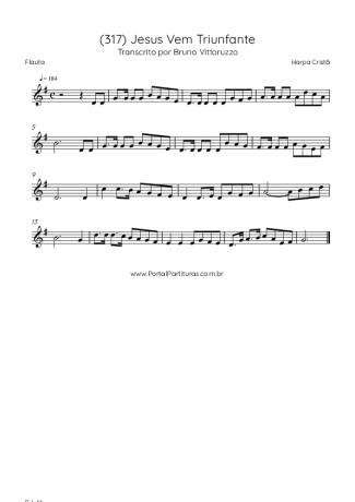 Harpa Cristã  score for Flute
