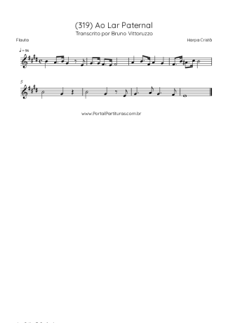 Harpa Cristã  score for Flute