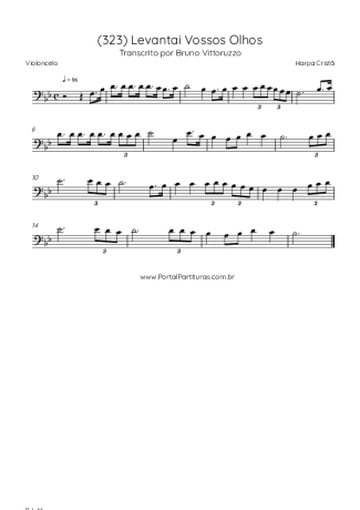 Harpa Cristã  score for Cello