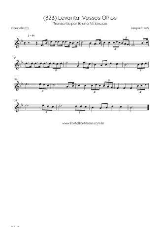 Harpa Cristã  score for Clarinet (C)