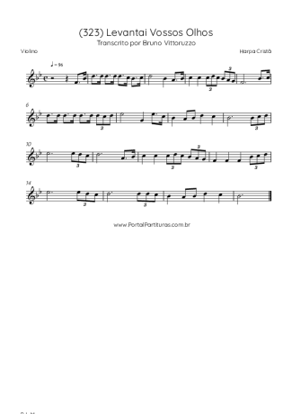 Harpa Cristã  score for Violin