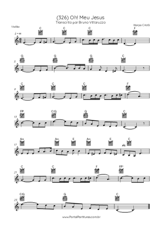 Harpa Cristã  score for Acoustic Guitar