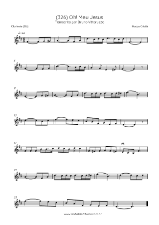 Harpa Cristã  score for Clarinet (Bb)