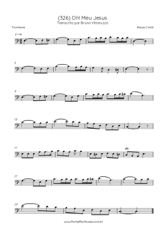 Harpa Cristã  score for Trombone