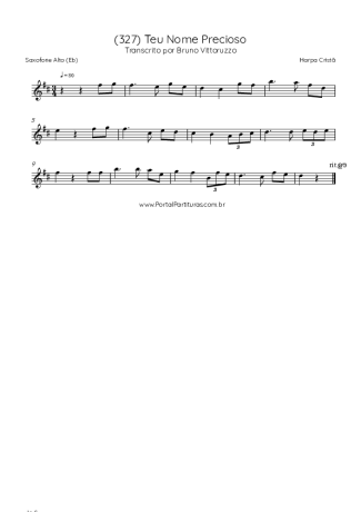 Harpa Cristã  score for Alto Saxophone