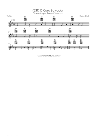 Harpa Cristã  score for Acoustic Guitar