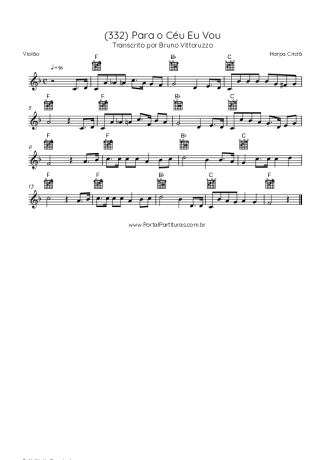 Harpa Cristã  score for Acoustic Guitar
