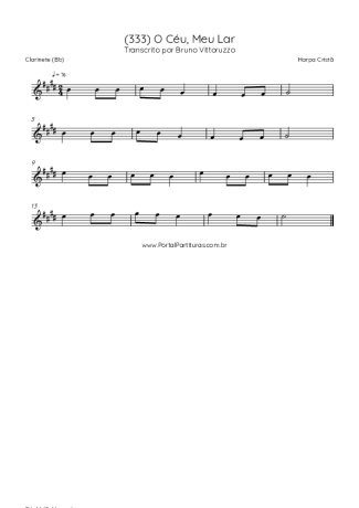 Harpa Cristã  score for Clarinet (Bb)