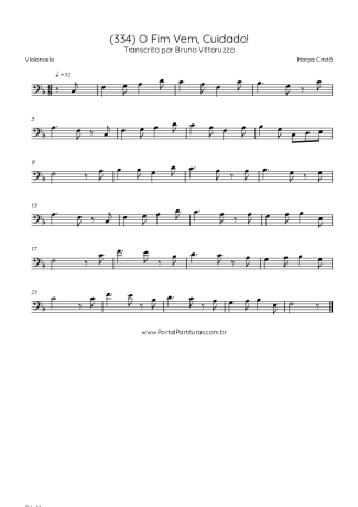Harpa Cristã  score for Cello