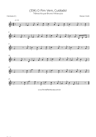 Harpa Cristã  score for Clarinet (C)