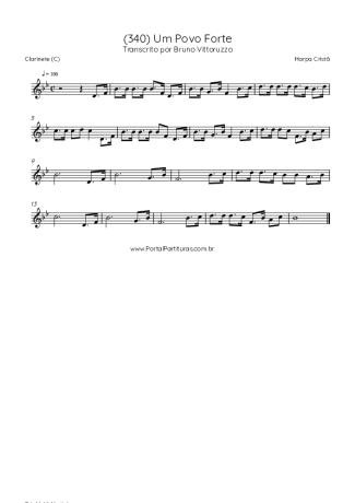 Harpa Cristã  score for Clarinet (C)