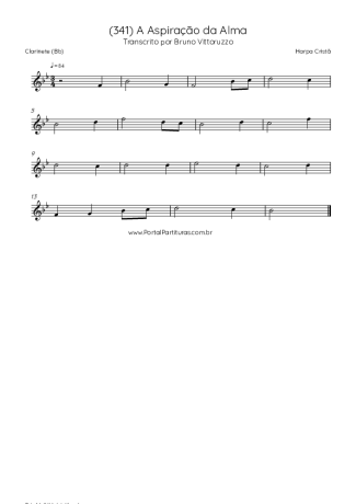 Harpa Cristã  score for Clarinet (Bb)