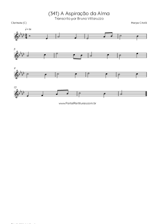 Harpa Cristã  score for Clarinet (C)