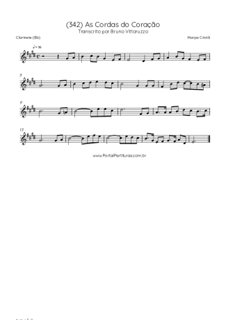 Harpa Cristã  score for Clarinet (Bb)