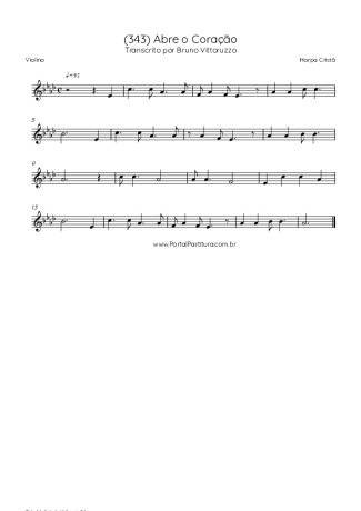 Harpa Cristã  score for Violin