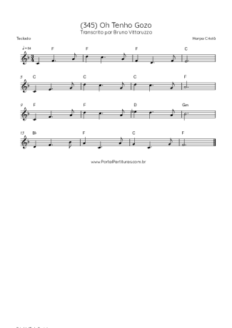 Harpa Cristã  score for Keyboard