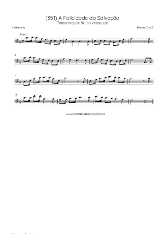 Harpa Cristã  score for Cello