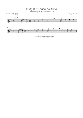 Harpa Cristã  score for Alto Saxophone