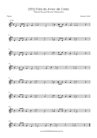 Harpa Cristã  score for Flute