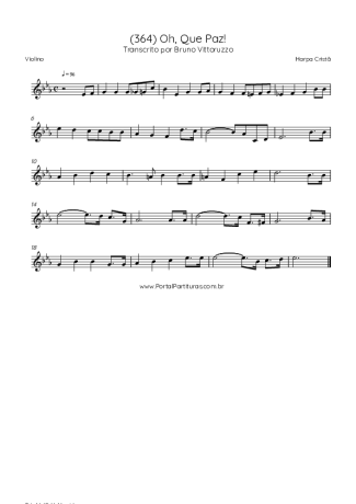 Harpa Cristã  score for Violin
