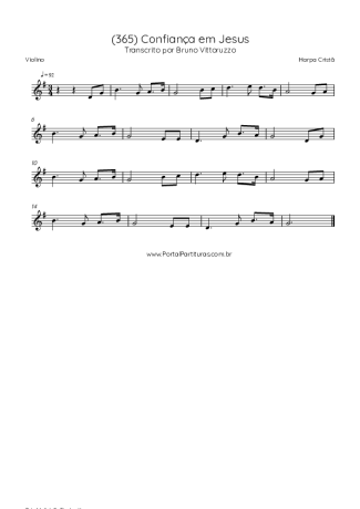 Harpa Cristã  score for Violin