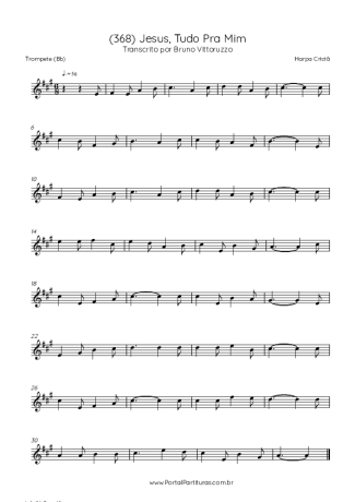 Harpa Cristã (368) Jesus, Tudo Pra Mim score for Trumpet