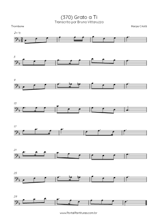 Harpa Cristã  score for Trombone