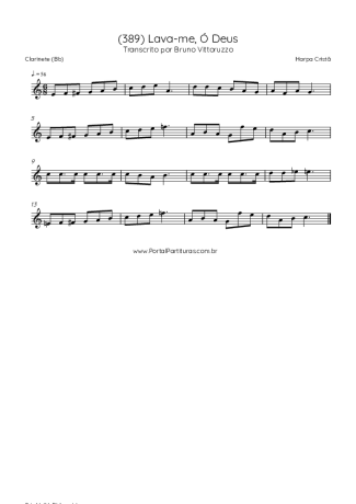 Harpa Cristã  score for Clarinet (Bb)
